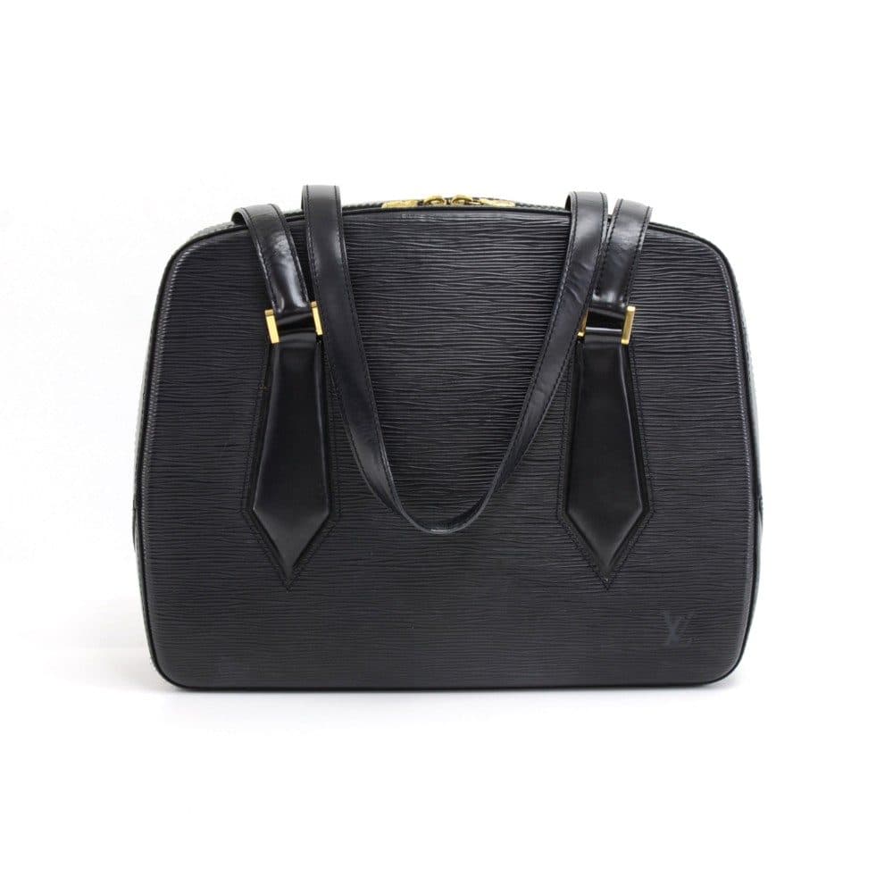 Louis Vuitton Louis Vuitton Voltaire Black Epi Leather Shoulder Bag